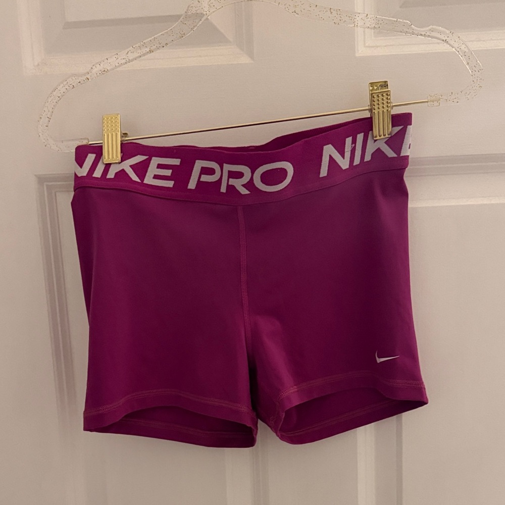 Nike Pro Women's Hot Fuchsia 3” Shorts